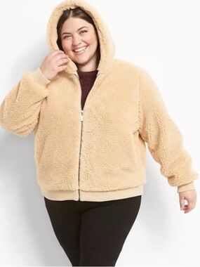Sherpa Jacket With Hood 18/20